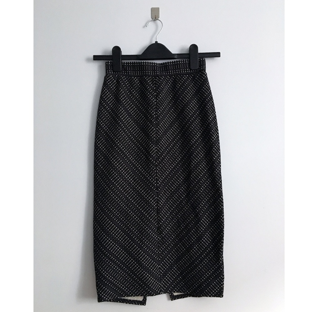 SILENCE+NOISE pencil skirt | high waist midi